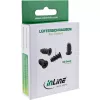 InLine ventiliatoriaus varžtai 5,0x10,0 mm juodi 50 vnt.