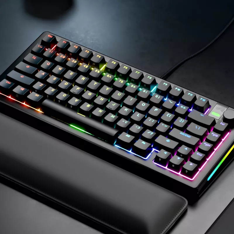 Glorious Gaming GMMK 3 PRO 75% Prebuilt Wired Juoda - US