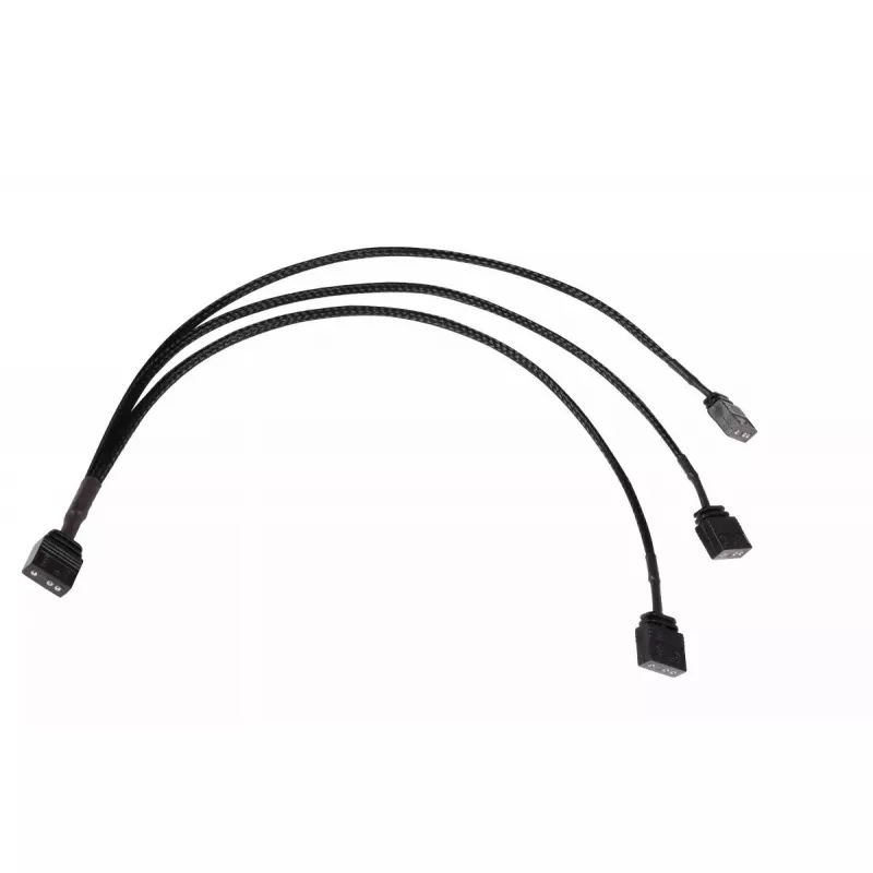 RGB skirstytuvo kabelis Alphacool 18708 5V juodas 300mm