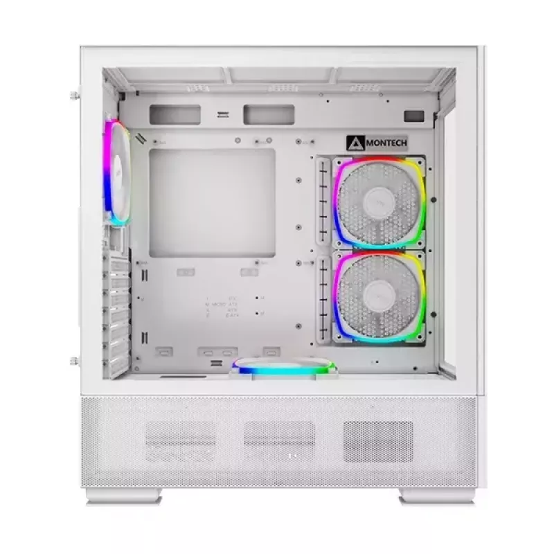PC korpusas Montech SKY TWO Midi Tower baltas