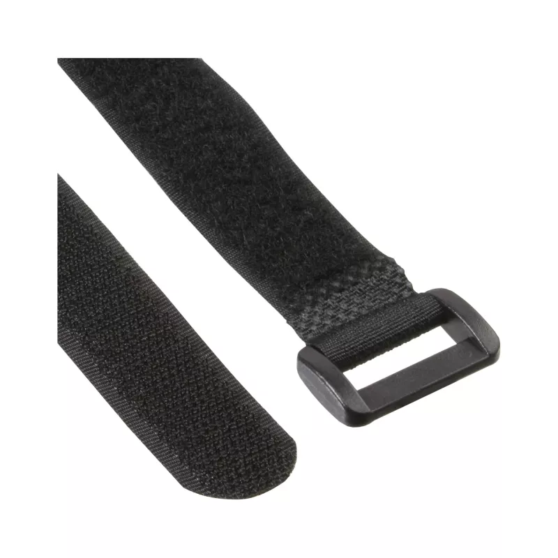“InLine” kabelių juostelės su kabliukais ir kilpelėmis 20×200 mm, 10 vnt. pakuotėje, juodos