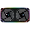 Aerocool ASTRO24 Dual Fan PC 12cm ARGB LED Antivibracinė atrama juoda