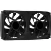 Aerocool ASTRO24 Dual Fan PC 12cm ARGB LED Antivibracinė atrama juoda