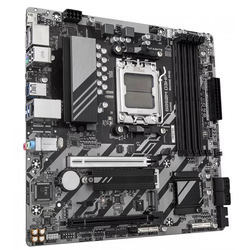 Motininė plokštė GIGABYTE B850M D3HP, AMD B850, AM5, Micro ATX