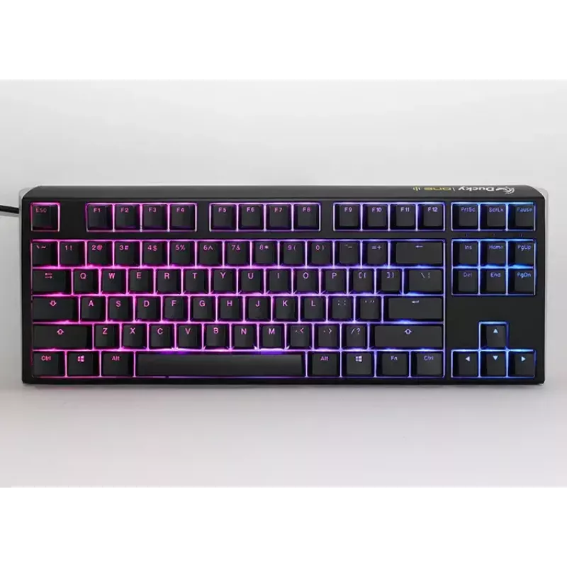 Ducky One 3 Classic TKL klaviatūra, žaidimams, USB, mechaninė, 87 klavišai, RGB