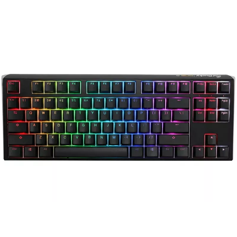 Ducky One 3 Classic TKL klaviatūra, žaidimams, USB, mechaninė, 87 klavišai, RGB