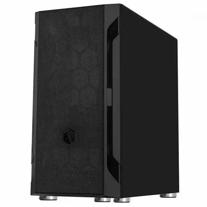 PC korpusas Sidabrinėstone FARA H1M Micro Tower Juoda