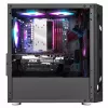 PC korpusas Sidabrinėstone FARA H1M Micro Tower Juoda