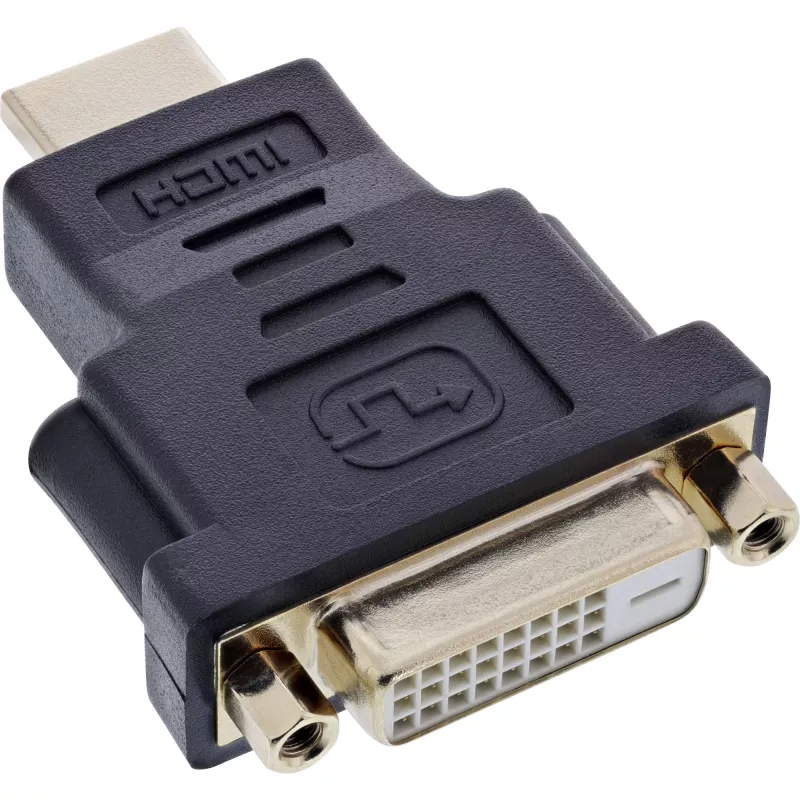 InLine HDMI į DVI adapteris, kištukas / 24+1 lizdas, auksuotas, 4K2K