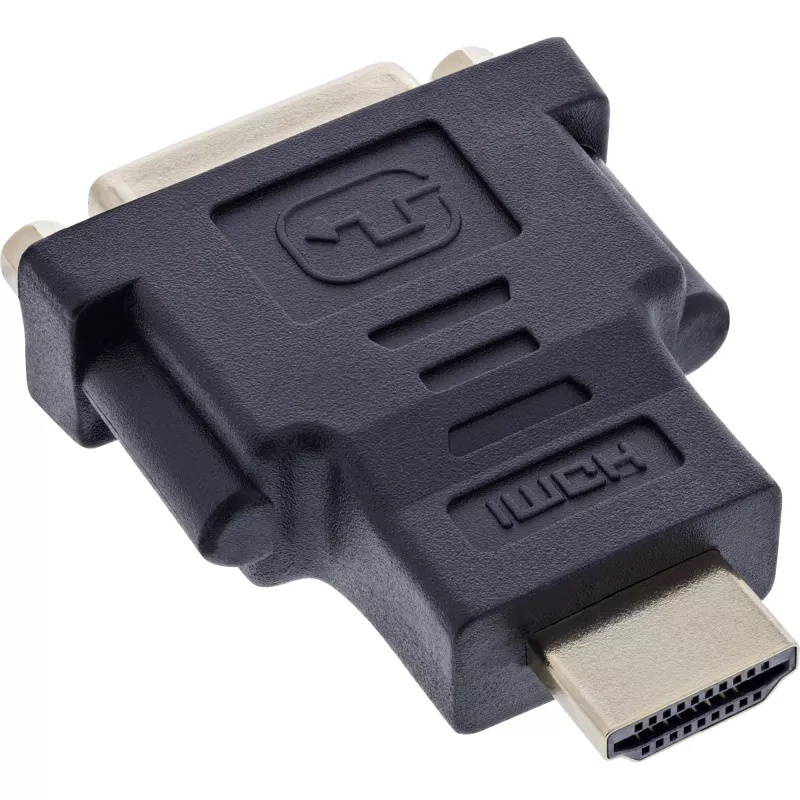 InLine HDMI į DVI adapteris, kištukas / 24+1 lizdas, auksuotas, 4K2K