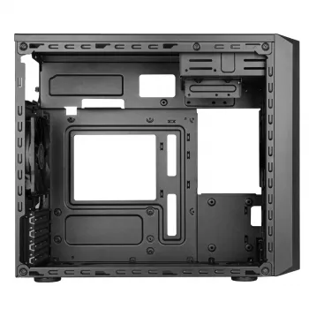 PC korpusas Sidabrinėstone FARA 311 Micro ATX, juodas