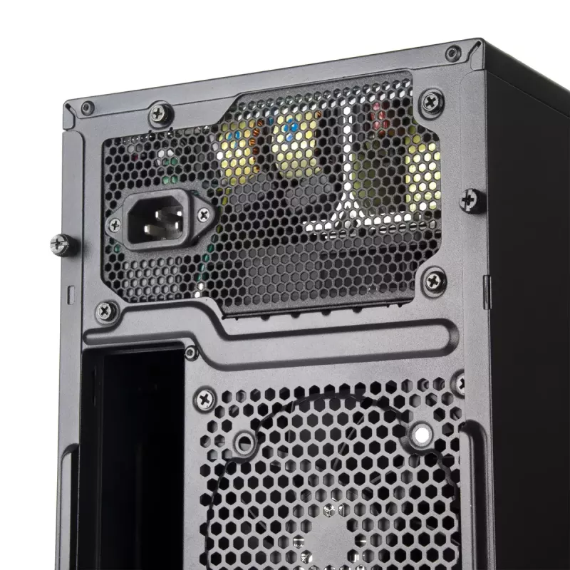 PC korpusas Sidabrinėstone FARA 311 Micro ATX, juodas