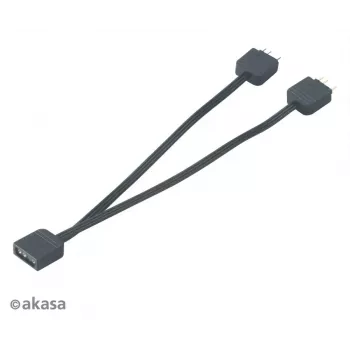 Adresuojamas RGB LED skirstytuvo kabelis Akasa AK-CBLD08-12BK