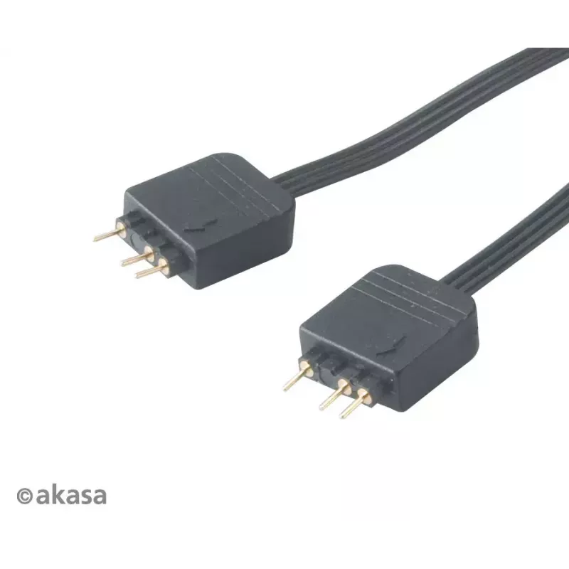 Adresuojamas RGB LED skirstytuvo kabelis Akasa AK-CBLD08-12BK