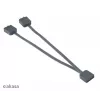 Adresuojamas RGB LED skirstytuvo kabelis Akasa AK-CBLD08-12BK