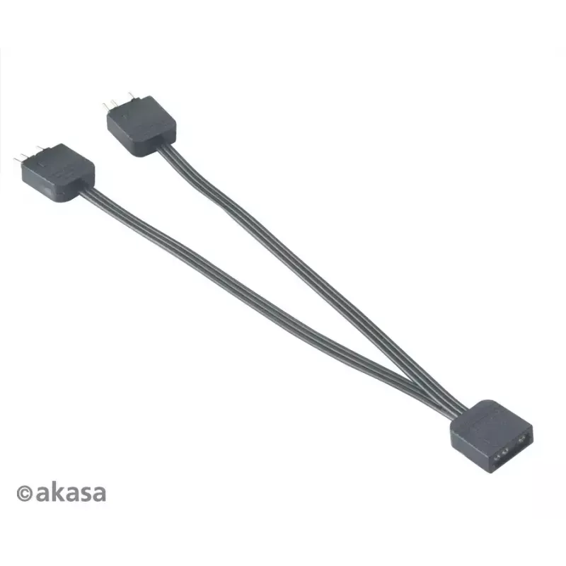 Adresuojamas RGB LED skirstytuvo kabelis Akasa AK-CBLD08-12BK