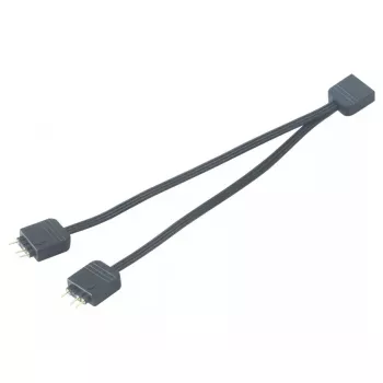 Adresuojamas RGB LED skirstytuvo kabelis Akasa AK-CBLD08-12BK
