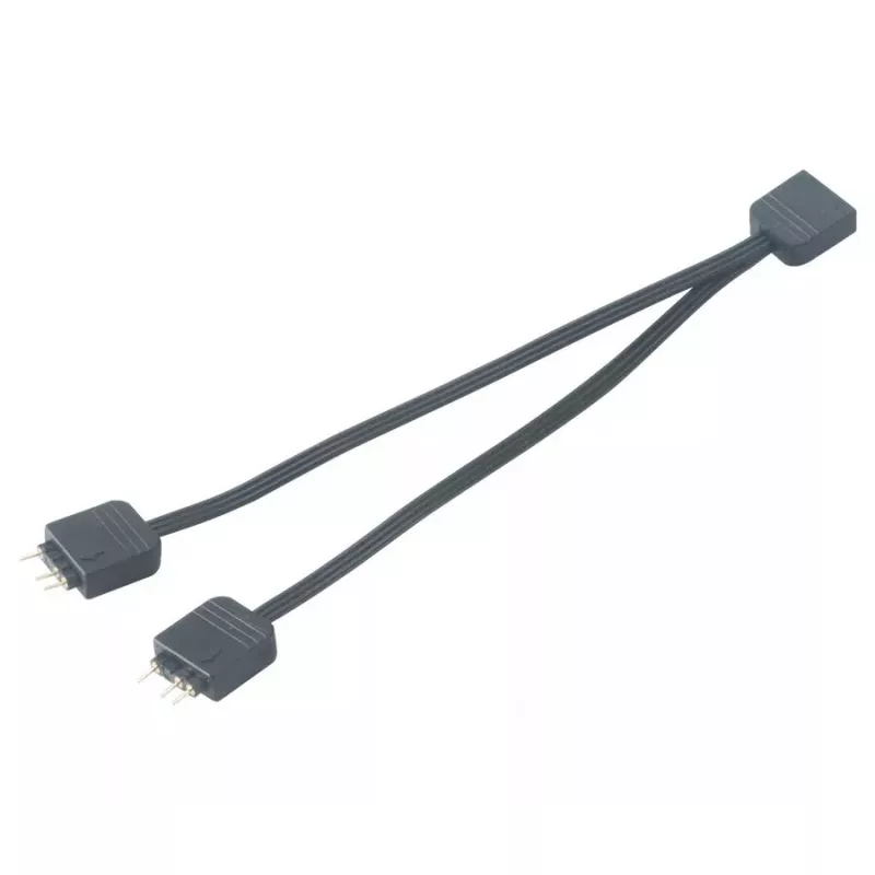 Adresuojamas RGB LED skirstytuvo kabelis Akasa AK-CBLD08-12BK