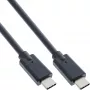 USB 3.2 Gen.2x2 laidas InLine 35706A 0,5 m USB-C kištukas/kištukas juodas