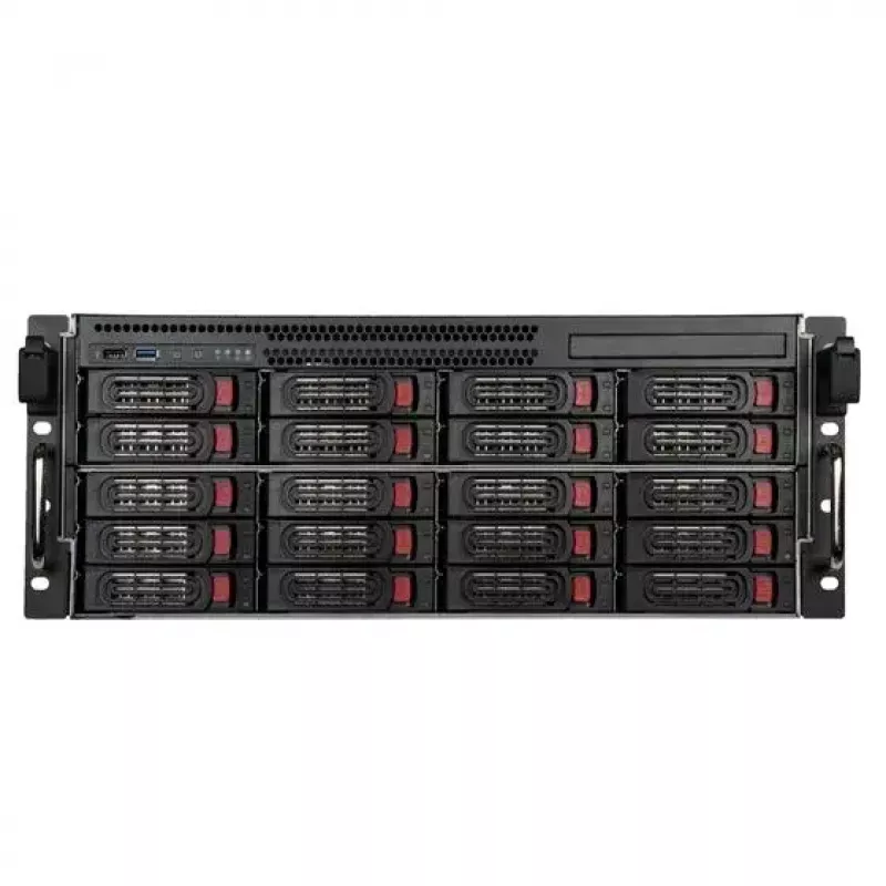HDD dėklas Sidabrinėstone SST-RM43-320-RS 20 diskų 2,5/3,5 colio Pilka