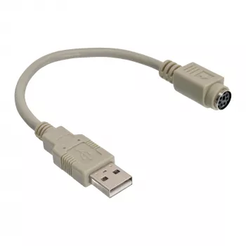 USB adapterio kabelis USB A tipo kištukas / PS/2 lizdas InLine 33102