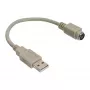 USB adapterio kabelis USB A tipo kištukas / PS/2 lizdas InLine 33102