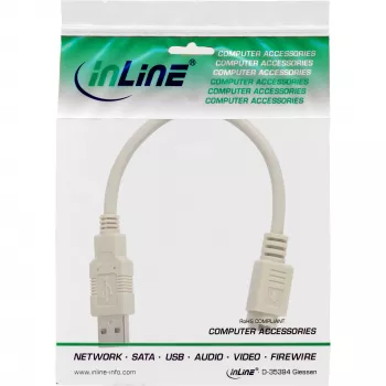 USB adapterio kabelis USB A tipo kištukas / PS/2 lizdas InLine 33102