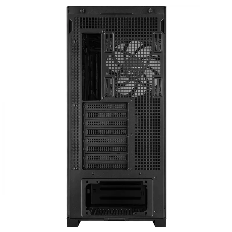 PC Case ASUS TUF Gaming GT302 ARGB Midi Tower Juoda — Tempered Glass, 3x140mm Front + 1x140mm Rear, USB-C