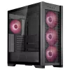 PC Case ASUS TUF Gaming GT302 ARGB Midi Tower Juoda — Tempered Glass, 3x140mm Front + 1x140mm Rear, USB-C
