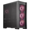 PC Case ASUS TUF Gaming GT302 ARGB Midi Tower Juoda — Tempered Glass, 3x140mm Front + 1x140mm Rear, USB-C