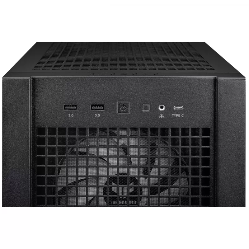 PC Case ASUS TUF Gaming GT302 ARGB Midi Tower Juoda — Tempered Glass, 3x140mm Front + 1x140mm Rear, USB-C