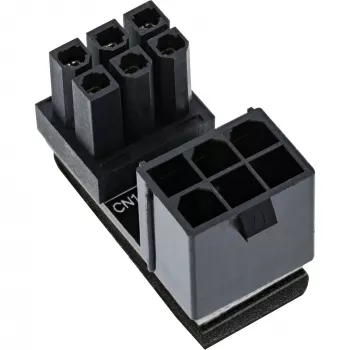 InLine maitinimo adapteris vidinis 180° ATX 6 kontaktų kištukas-lizdas juodas 26636E