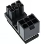 InLine maitinimo adapteris vidinis 180° ATX 6 kontaktų kištukas-lizdas juodas 26636E