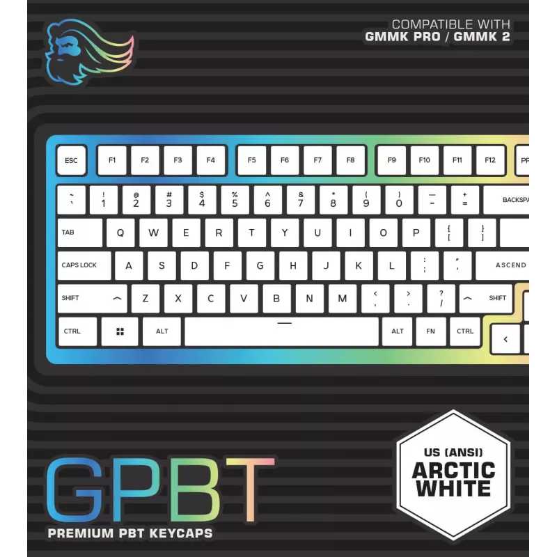 Glorious Gaming GPBT klaviatūros klavišų dangteliai