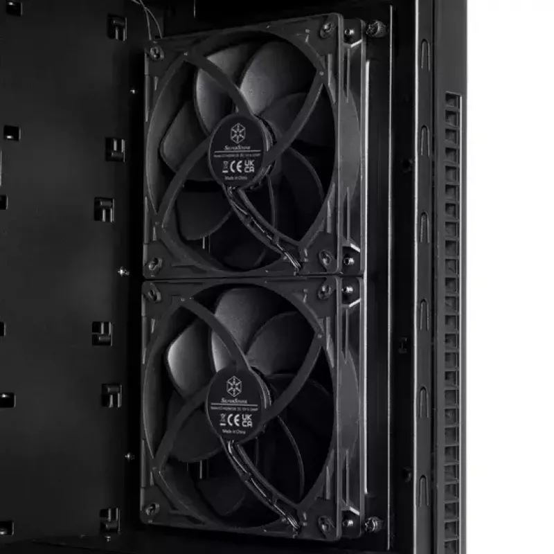 PC case Sidabrinėstone SST-KL07B-E Tower Juoda