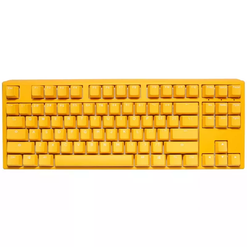 Ducky One 3 TKL klaviatūra Žaidimų USB QWERTY anglų Geltona
