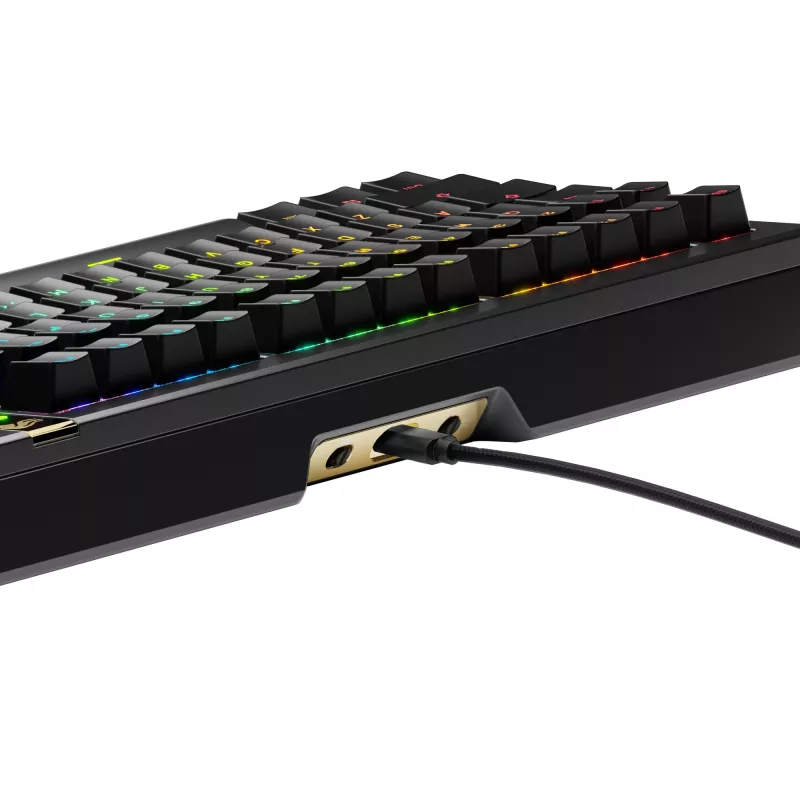 Mechaninė žaidimų klaviatūra GLORIOUS GMMK 3 PRO HE 75% laidinė USB, QWERTY, RGB, juoda