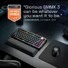 Mechaninė žaidimų klaviatūra GLORIOUS GMMK 3 PRO HE 75% laidinė USB, QWERTY, RGB, juoda