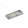 Mechaninė klaviatūra GLORIOUS GMMK 3 PRO 65% Barebones laidinė sidabrinė — 65% USB RGB, 2 m laidas