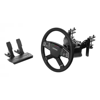 Moza Racing MOZA Trucking Bundle, lenktynių vairas, juodas, American Truck Simulator Euro Truck Simulator 2, CE, 470 mm, 310 mm