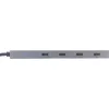 InLine USB 3.2 Gen.2 šakotuvas (10 Gb/s), 4 prievadų USB-C, OTG, aliuminis korpusas