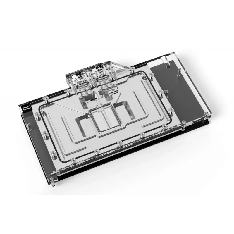 Water blokas + galinė plokštė Alphacool Eisblock Aurora Akrilas Aliuminis Varis Skaidrus