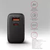 Kroviklis Axagon ACU-PQ45 QC 3.0 4.0 AFC FCP PPS PD 45W juodas