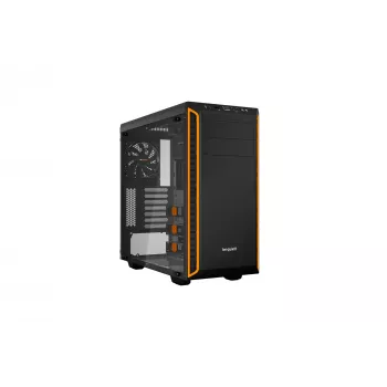 be quiet Pure Base 600 Window Midi Tower Juoda, Oranžinė