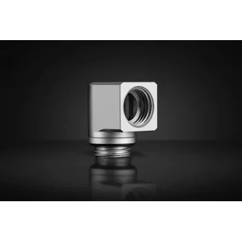 Jungtis kompiuterio aušinimo sistemai ek water blocks 3831109849699 — žalvaris, satino plieno/titano apdaila, 20,8 mm aukštis, 16,5 mm skersmuo