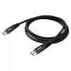 USB kabelis Akasa AK-CBUB54-10BK 1m USB C Juoda