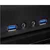 PC korpusas Sidabrinėstone ML04 HTPC Juoda