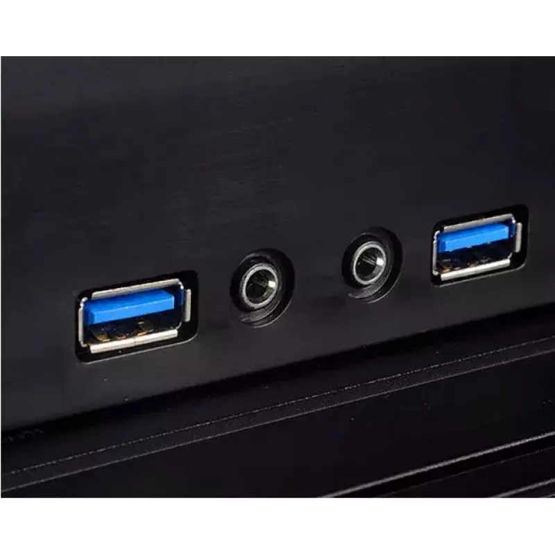 PC korpusas Sidabrinėstone ML04 HTPC Juoda