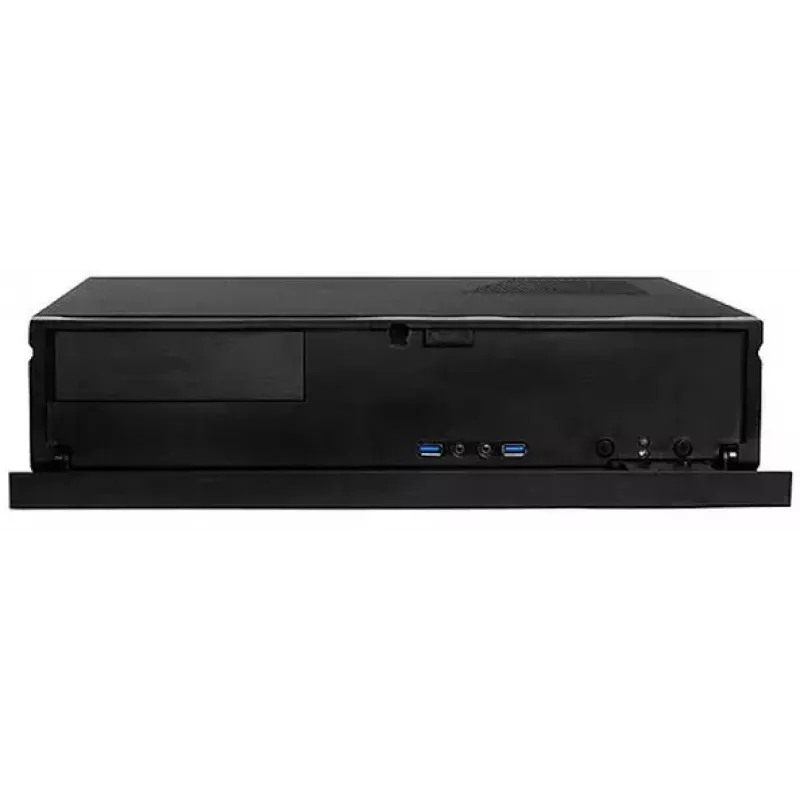 PC korpusas Sidabrinėstone ML04 HTPC Juoda