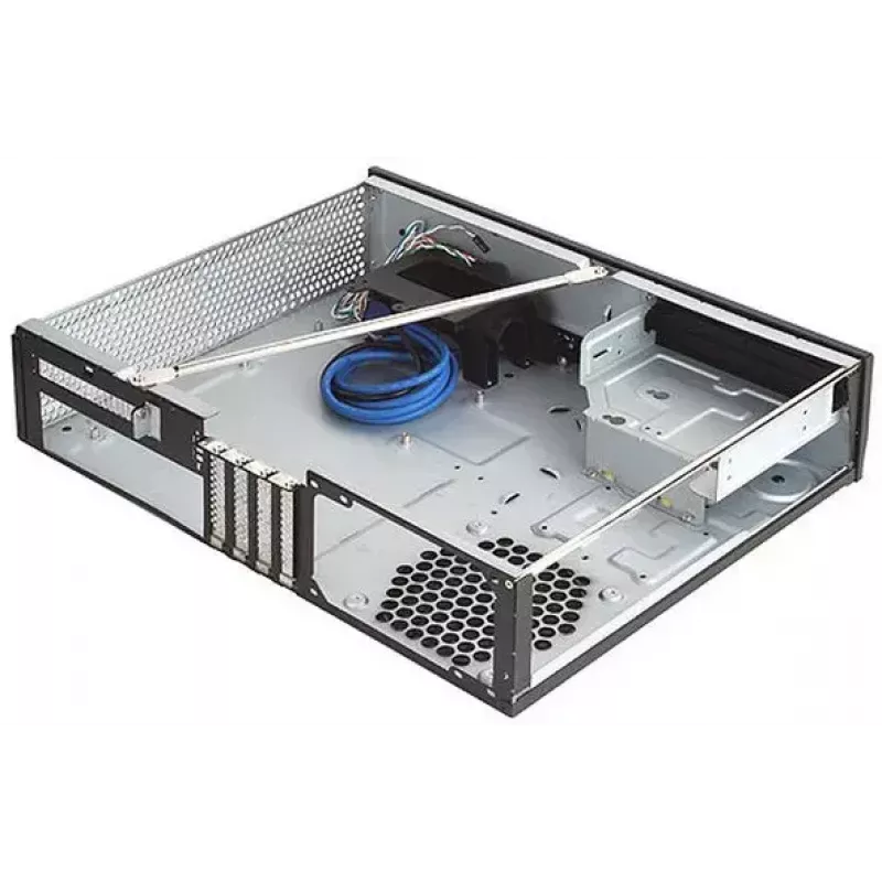 PC korpusas Sidabrinėstone ML04 HTPC Juoda